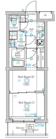 ラフィスタ下丸子の間取り画像