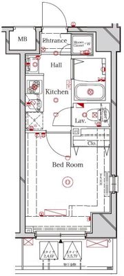 ラフィスタ品川ベイの間取り画像