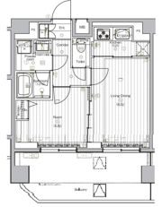 プレミアムキューブG北新宿の間取り画像