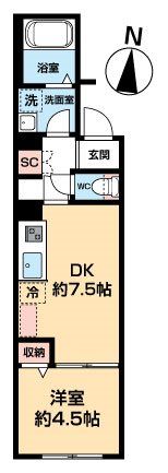 NEXAS EBARAの間取り画像