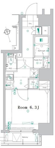 メイクスデザイン 東新宿の間取り画像