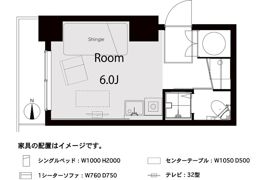 ライオンズマンション八丁堀の間取り画像