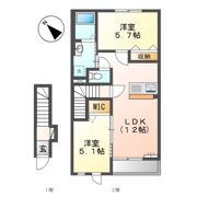 クオリアの間取り画像