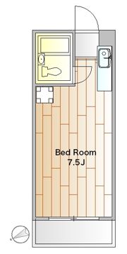 メゾンソレイユの間取り画像