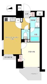 パレステュディオ目黒東の間取り画像