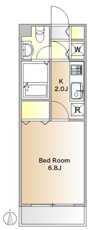 ベルケン北馬込の間取り画像