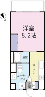 明穂和泉マンションの間取り画像