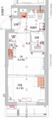 ハーモニーレジデンス武蔵小杉フォレストスクエアの間取り画像