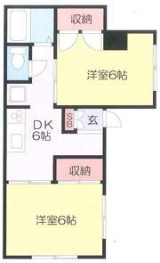 グリュックF88の間取り画像