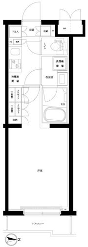 ルーブル武蔵新城参番館の間取り画像