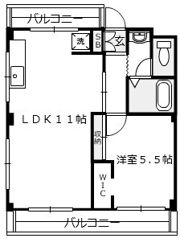 サンコーポ中丸子の間取り画像