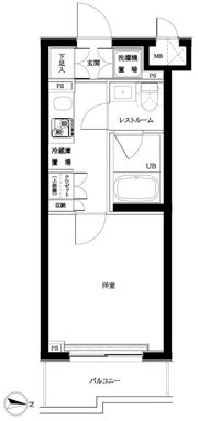 ルーブル武蔵新城弐番館の間取り画像