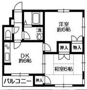 サンスクエアTSURUMI B棟の間取り画像