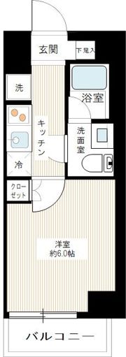 SQUARE CITY TSURUMI RIVERSIDEの間取り画像