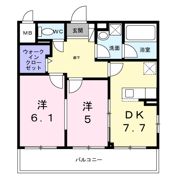 ベルカーサの間取り画像