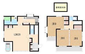 千歳台2丁目貸家の間取り画像