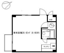 牛込パークハイツの間取り画像