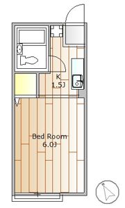 弥生レジデンスA棟の間取り画像