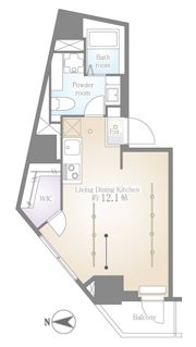 サクラスプリング高輪の間取り画像