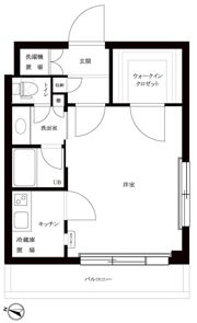 ルーブル学芸大学五番館の間取り画像