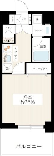 エルフォルテ赤羽の間取り画像