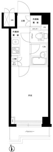 ルーブル二子多摩川の間取り画像