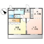 Prologue．Asahi（プロローグアサヒ）の間取り画像