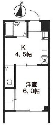チクマコーポの間取り画像