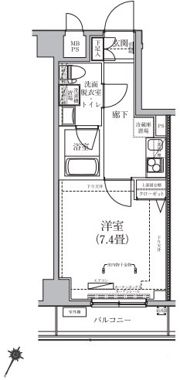 アイル プレミアム東京府中の間取り画像