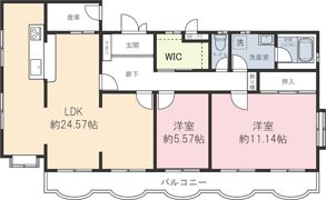 ザ・サウスタウンの間取り画像