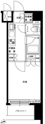 ルーブル仲六郷弐番館の間取り画像
