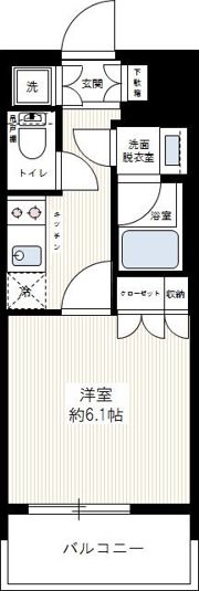 リヴシティ川崎の間取り画像