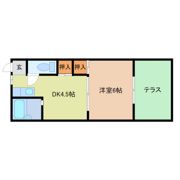 ハウザー高松の間取り画像