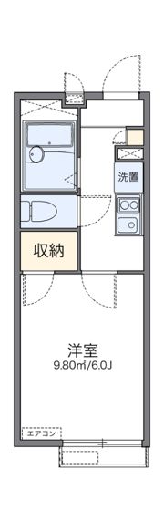 レオパレスカーサアゼリアの間取り画像
