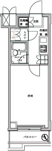ルーブル上池台弐番館の間取り画像