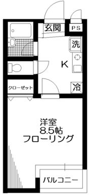 マンハイム南長崎の間取り画像