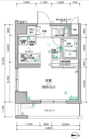 ディアレイシャス押上タワービュー通りの間取り画像