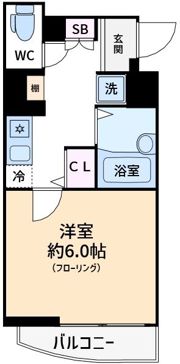 ジュエル京橋の間取り画像