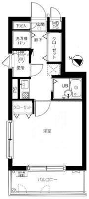 メインステージ池袋本町IIIの間取り画像
