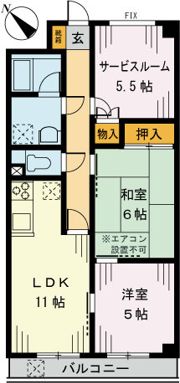 アーク東久留米の間取り画像