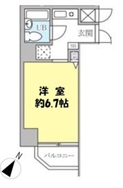 コスモ亀有Vの間取り画像