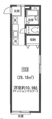プルミエ中原の間取り画像
