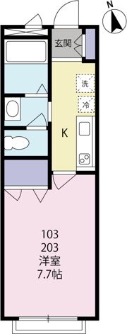 メゾン・ド・ソレイユの間取り画像