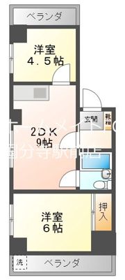 コスモマンションの間取り画像
