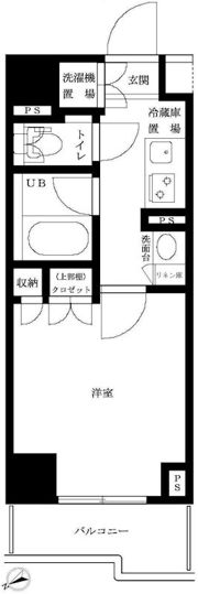ルーブル仲六郷壱番館の間取り画像