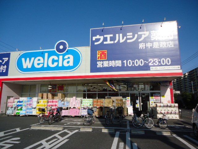 近くのウエルシア府中是政店まで997m(徒歩13分)