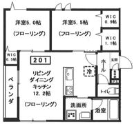 仮）へーベルメゾン中央5丁目北棟の間取り画像