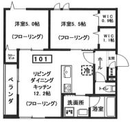 仮）へーベルメゾン中央5丁目北棟の間取り画像