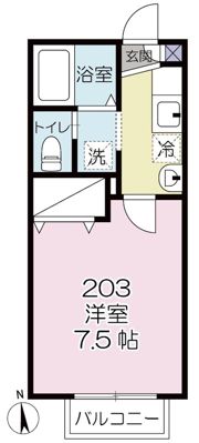 カモミールの間取り画像