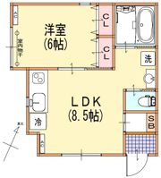 ラマージュの間取り画像